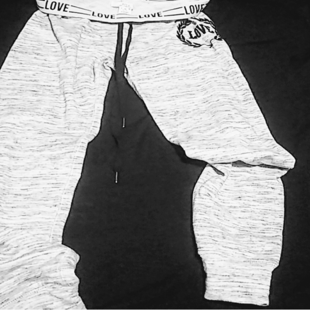 Gray joggers
